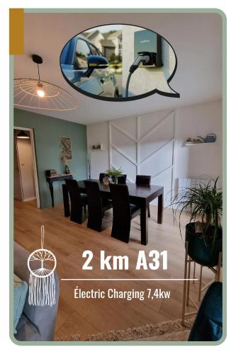 Rolampont Apartment | Maison spacieuse 8 pers 4 ch A31 EV