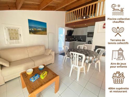 Bretignolles-sur-Mer House | Maison Type 2 avec Piscine Chauffée, Tennis et Proximité Bord de Mer à Brétignolles - FR-1-231-306