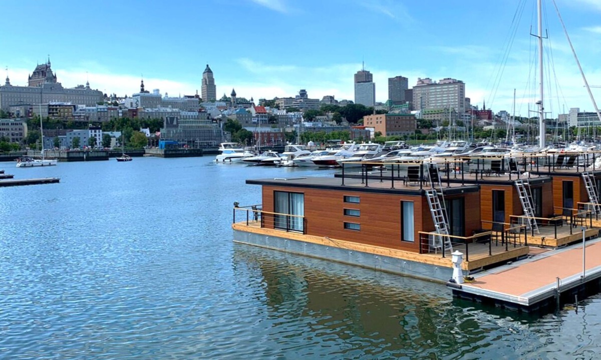 Lower Town House | Marina Port de Québec 1 - Maison flottante