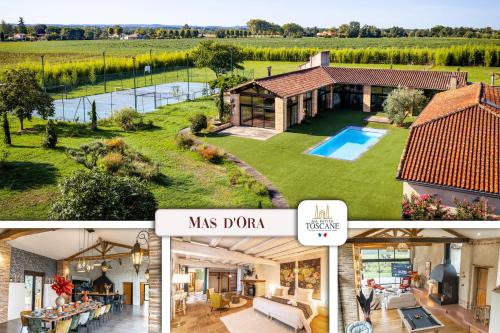 Brens House | Mas d'Ora - Piscine Chauffée - Tennis - Parc