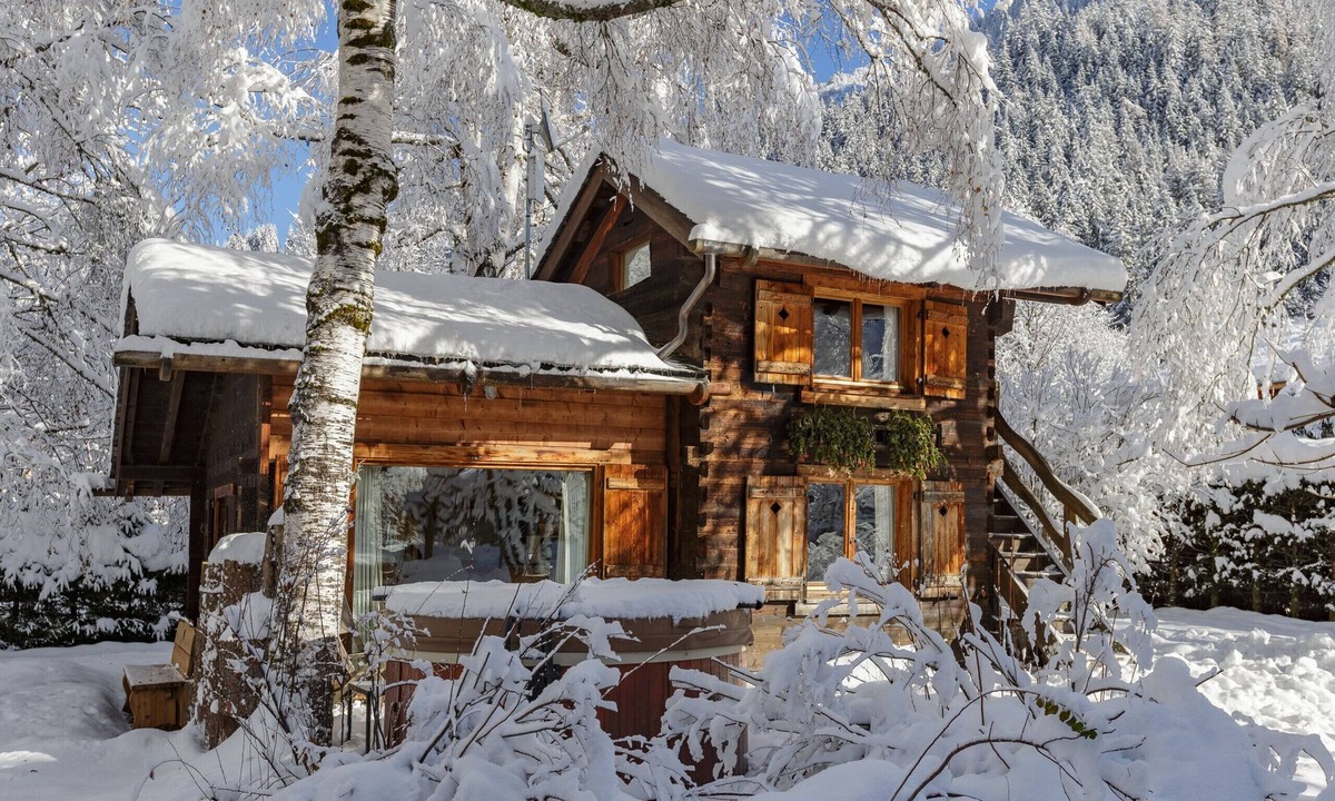 Les Tines Cabin | Mazot Les Tines, with hot tub