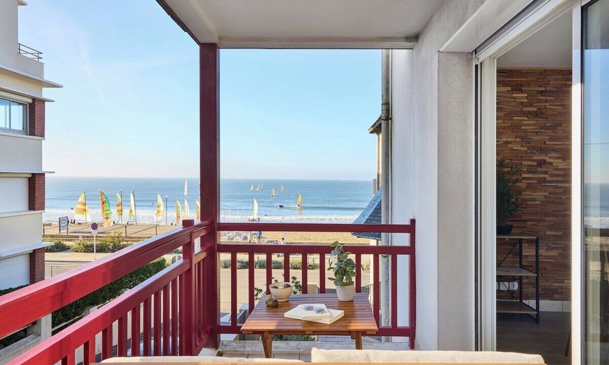 Pornichet Apartment | Mazy Plage - Sea view - Quiet one-way street
