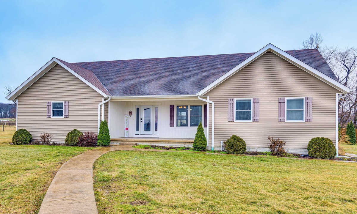 Odon House | ‘Meadow Edges’ w/Yard & Views in Odon