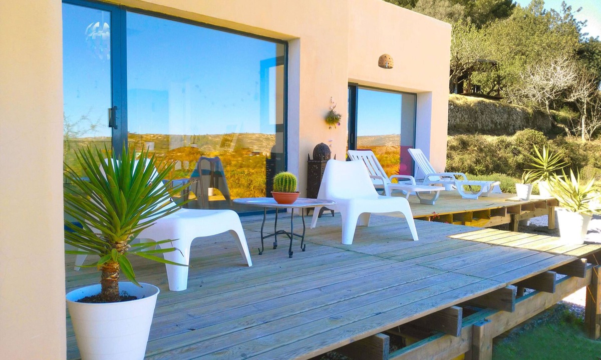 Alcalali Villa | Mediterranean Eco house. Sea and mountain views.