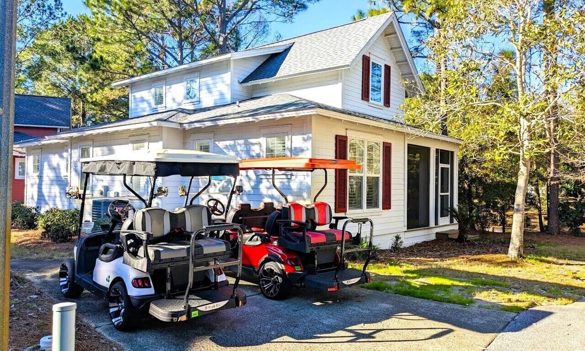 Laurel Grove House | Mermaid Manor - with 6-seater Golf Cart!