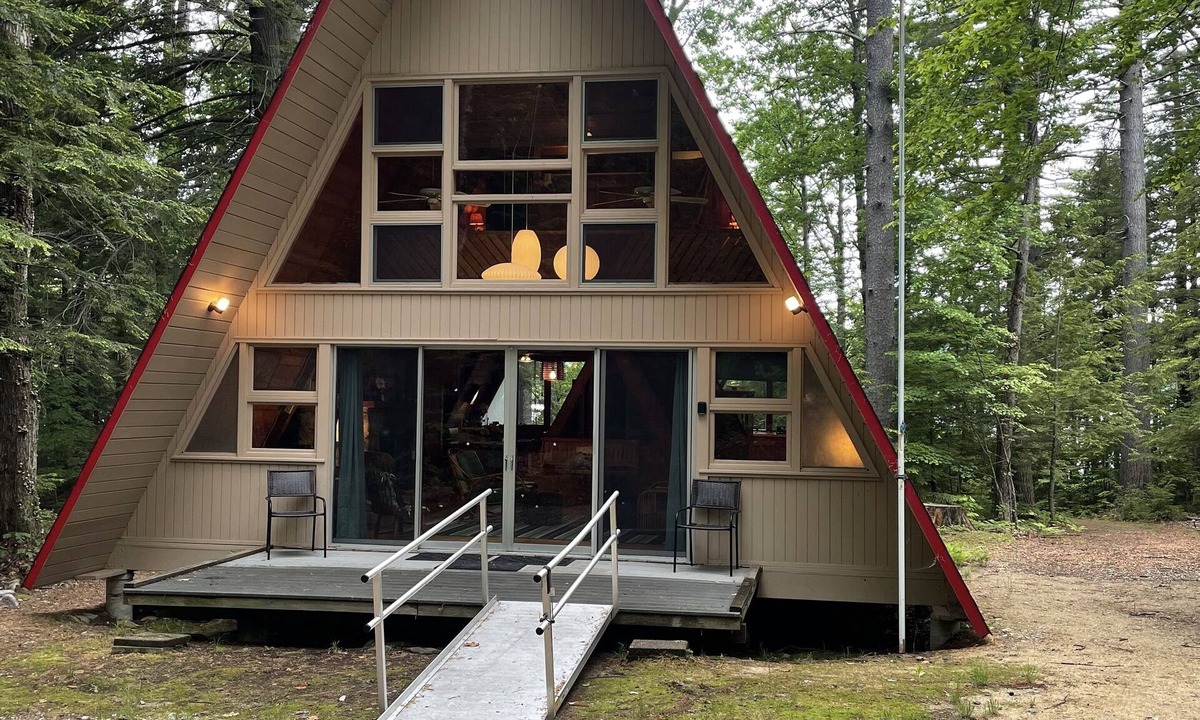 Center Harbor House | Mid-Century A-frame On Big Squam Lake.