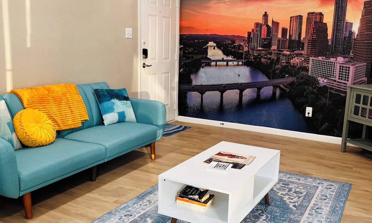 Riverside Condo | Mid-Century Modern ATX Condo near South Congress