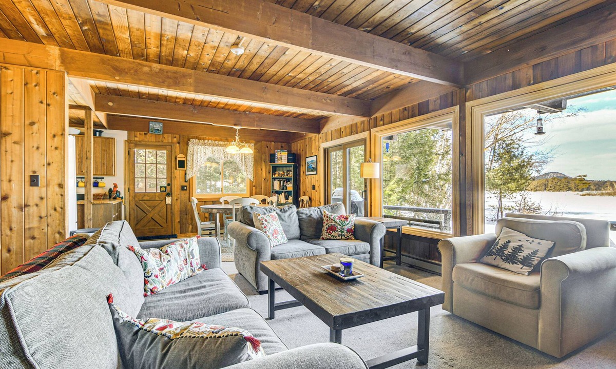 Bridgton Cabin | Million-Dollar View: Waterfront Cabin in Bridgton!