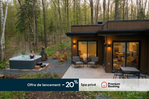 Pine Hill Ski Chalet | Mini Chalet Assinie Spa Privé, Nature & Golf