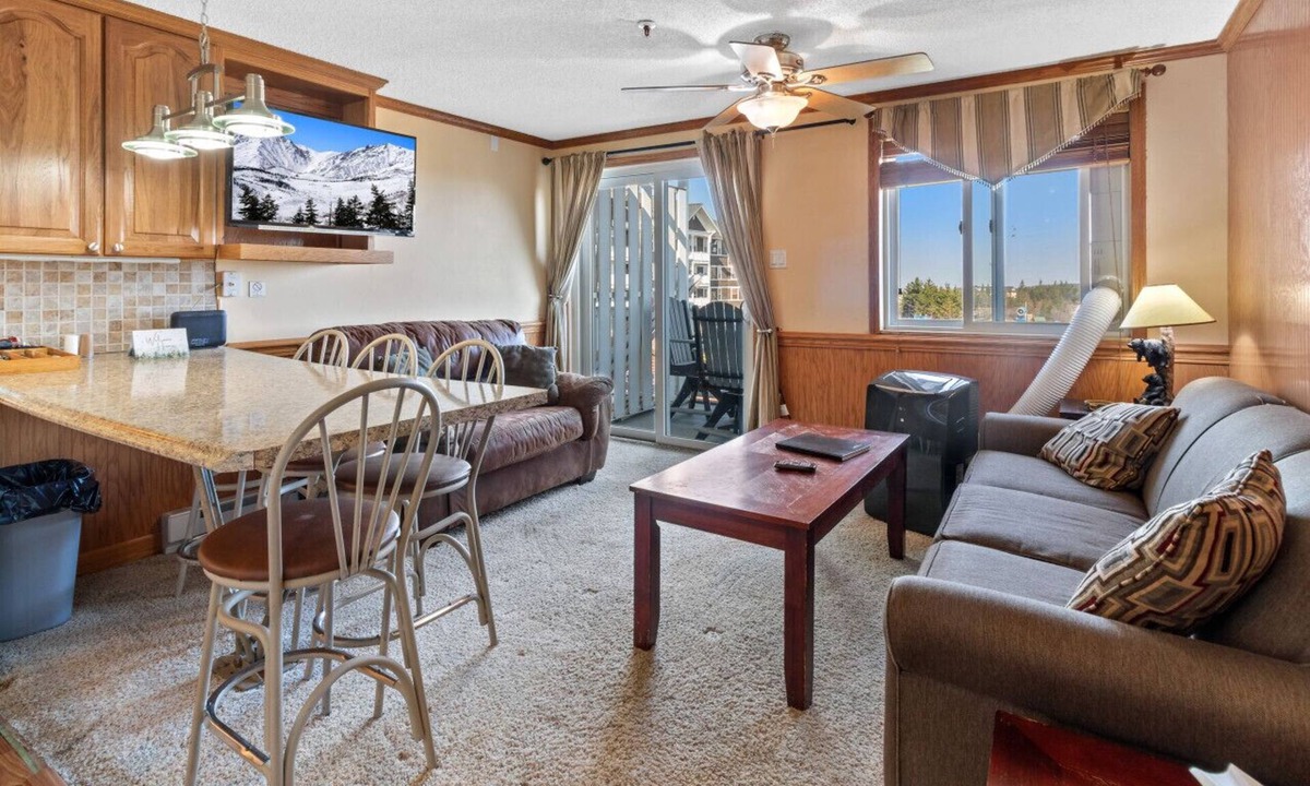 Edray Condo | ML324 Charming & Rustic 1BR/1BA, relaxing mountain view (Connects to ML326)