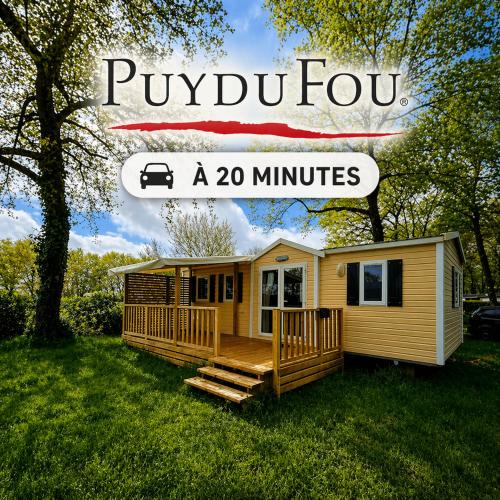La Boissiere-de-Montaigu House | Mobil Home EDEN1 en Vendée 6 pers 3ch
