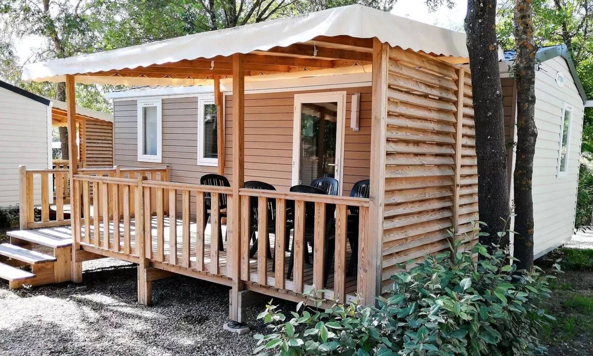 Goudargues House | Mobil home 3 Schlafzimmer Titania Comfort 33m2 - Klimaanlage 6 Personen