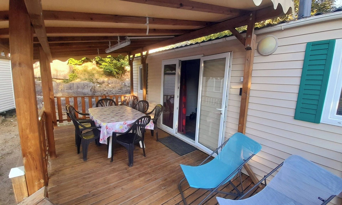 Ruoms House | 🏡 Mobil-home 4/6 pers - Camping 5⭐ Aluna - Ruoms/Vallon Pont d'Arc