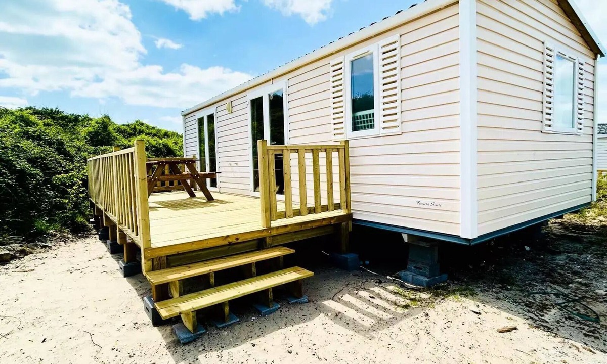Sainte-Cecile-Plage House | Mobil home Confort 2 CH 4 pers + 5 ans 4 people