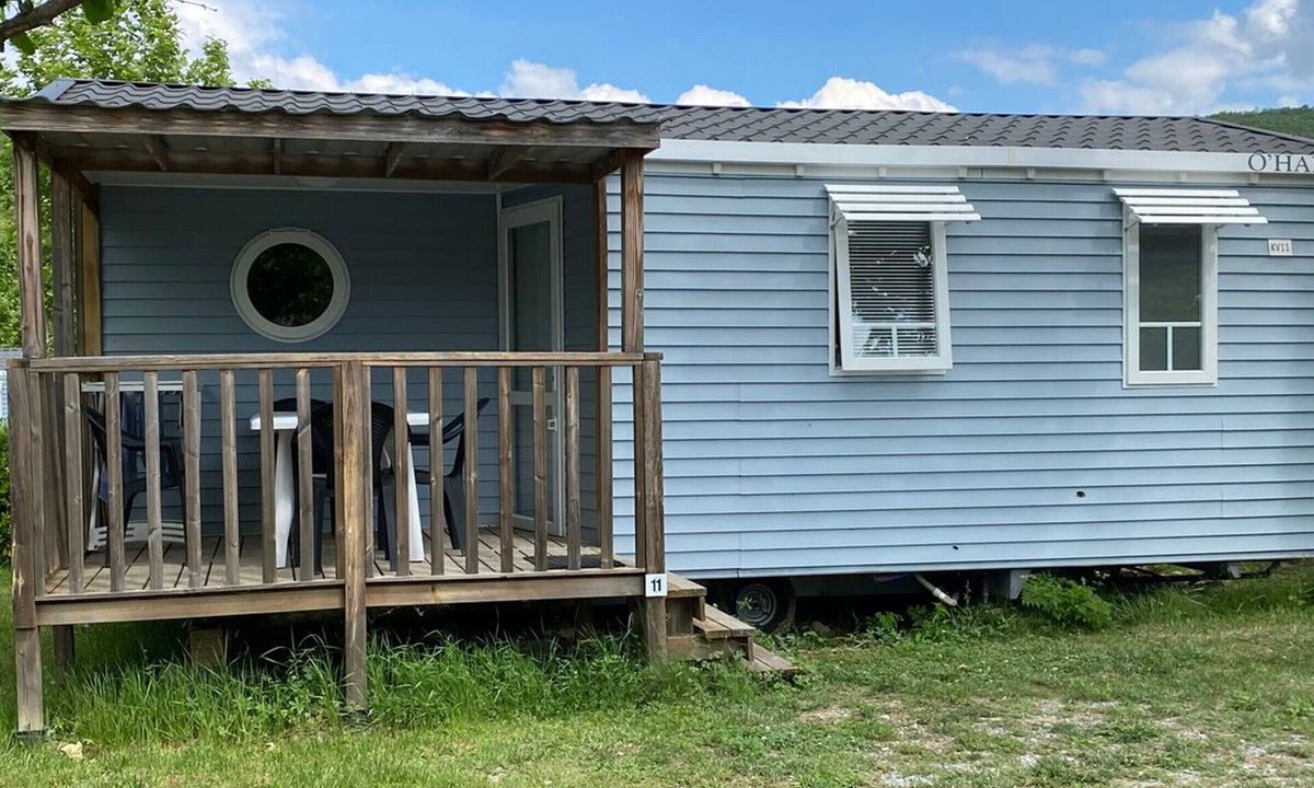 Saint-Maurice-d'Ibie House | Mobile Home with Terrace - 4 People - Safe