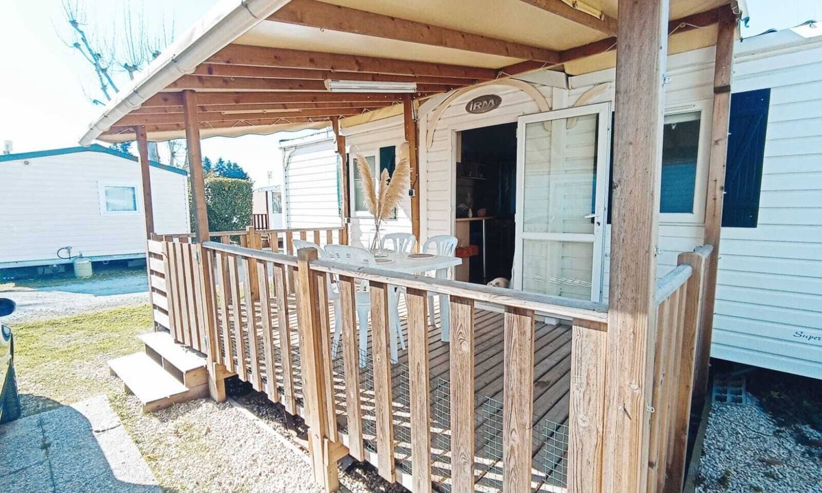 Lunel House | Mobile Home 28 m2, air-conditioned, quiet for 4 people 🌞