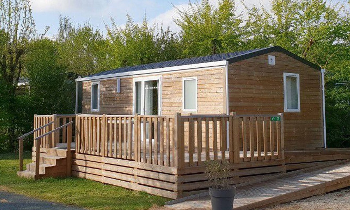 Chaille-les-Marais House | Mobile home 6 pax PMR with terrace in Chaillé-les-Marais