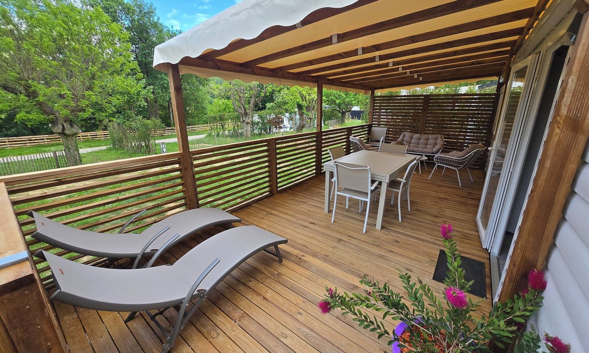 Saint-Lager-Bressac House | Mobile-home Camping L'ardecho [Magnolia]