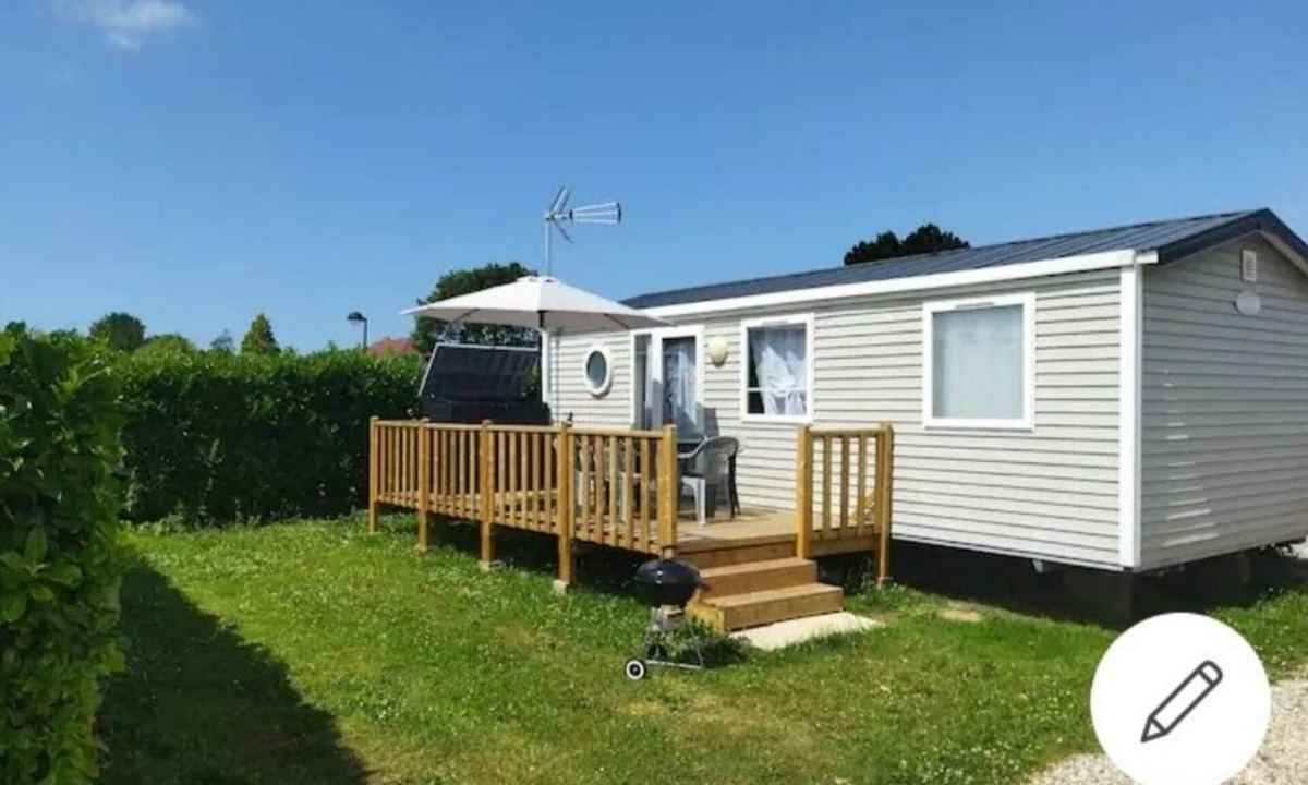 Biville-sur-Mer House | Mobile home - Les Lins Bleus