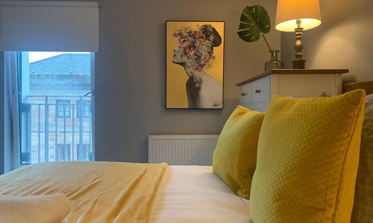 City Centre Glasgow Apartment | ⭐️ Modern 1 bed flat ⭐️ Merchant City-Free Parking⭐️