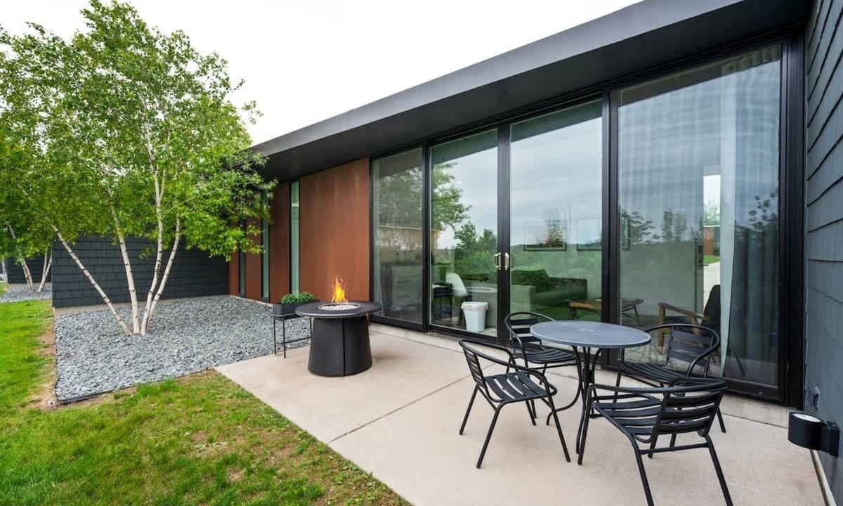 Egg Harbor Apartment | Modern 1BD Retreat · Patio & Firepit · Egg Harbor