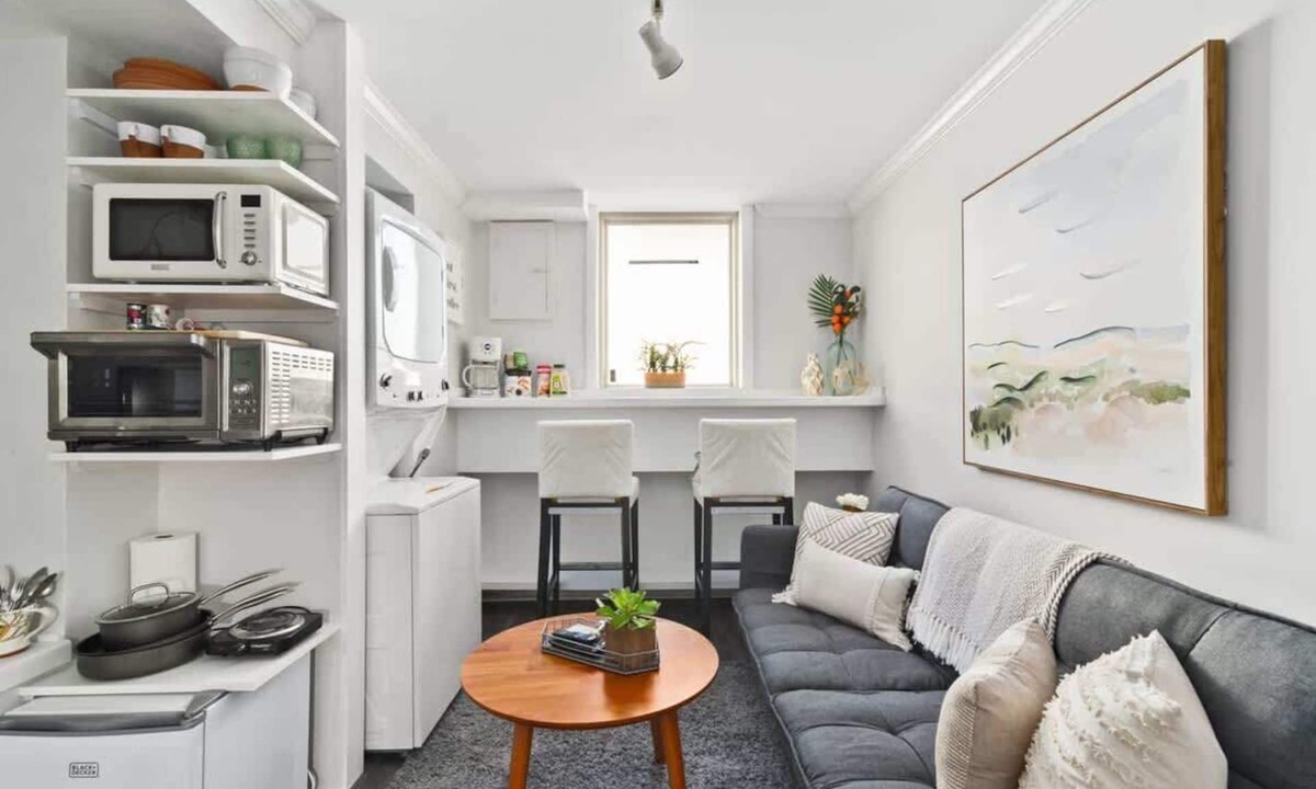 Asheville Apartment | Modern 1BR w/Workspace | Walk to Shops + Parks