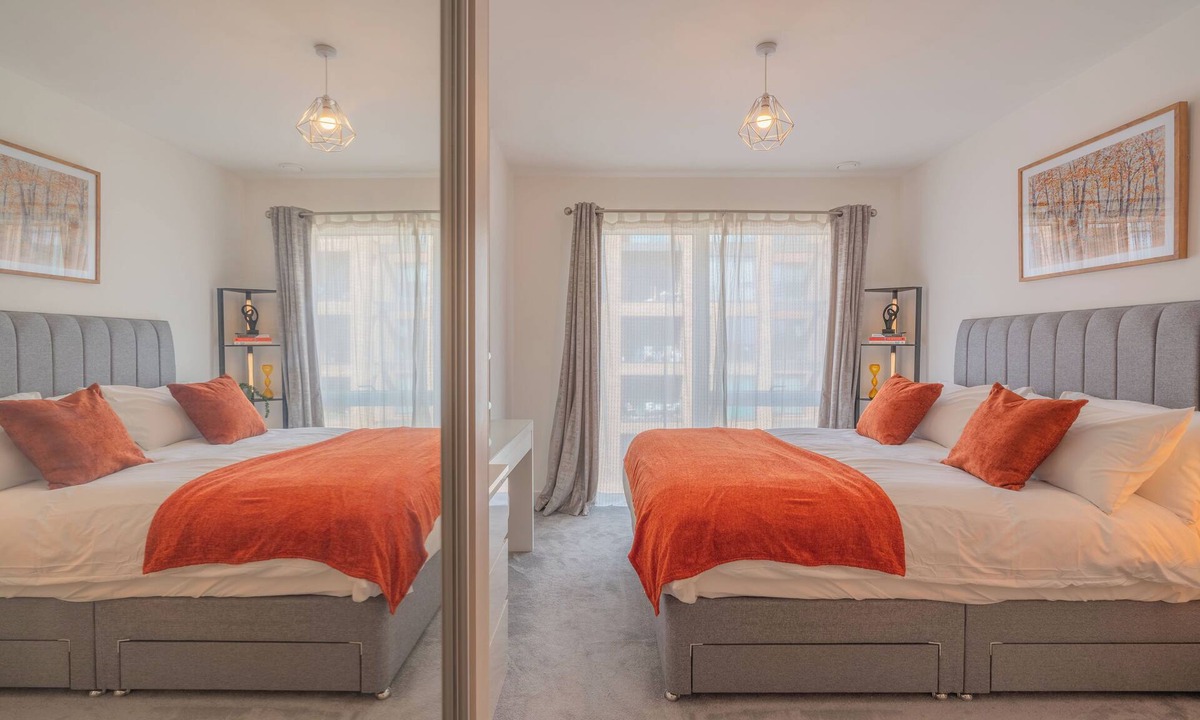 Whittington Apartment | Modern 2 bed, 2 bath flat Colindale, London-direct M1 access