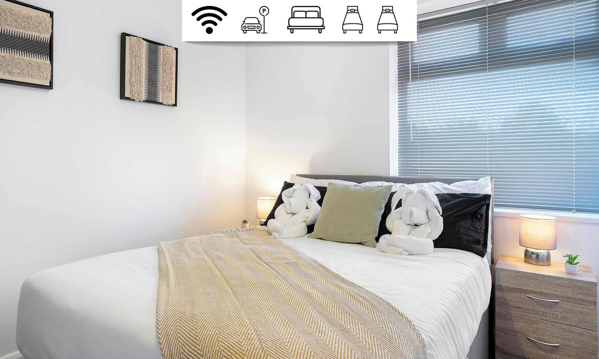 Durham Apartment | Modern - 2 Bed - Free Parking