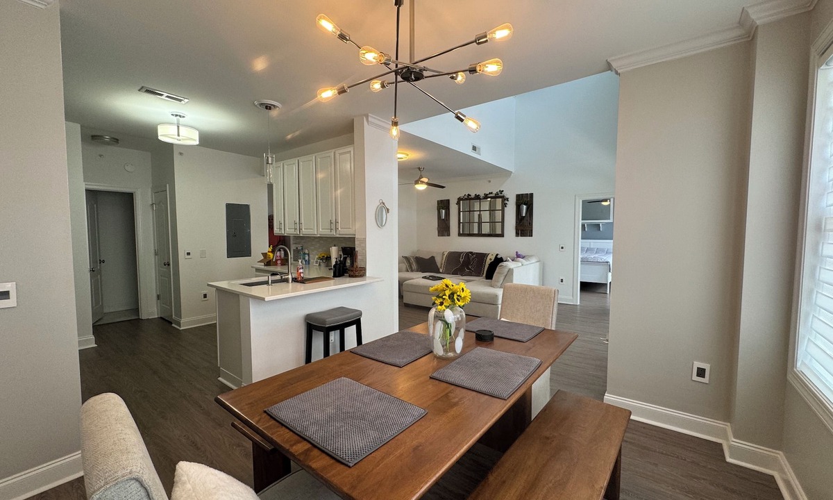 Northeast Raleigh Condo | Modern 2-bedroom condo with storage in Raleigh - perfect for long term stays!