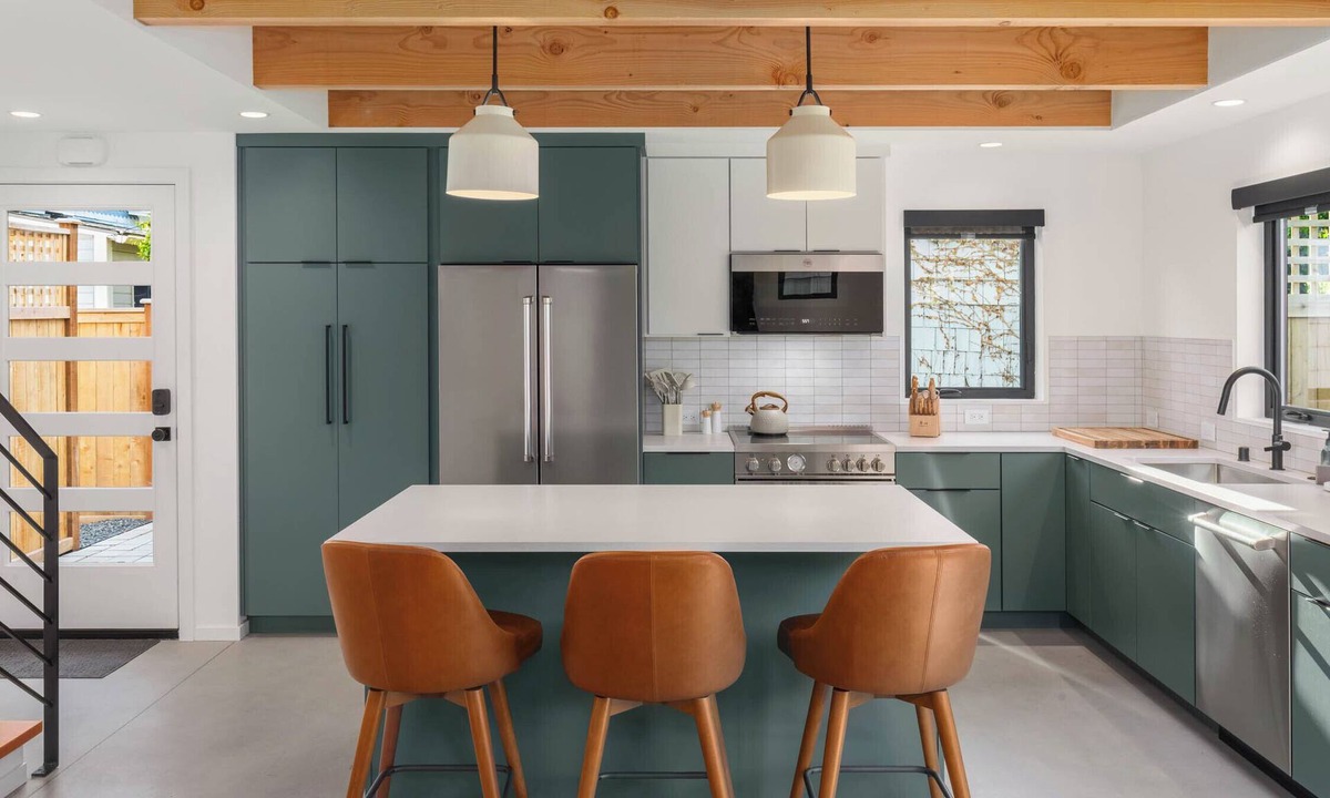 Green Lake House | Modern 2-suite with chef's kitchen home just blocks from Green Lake
