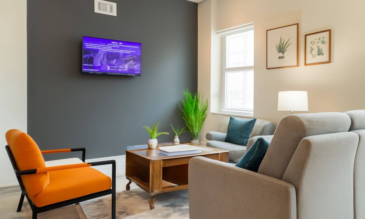 Kensington Apartment | Modern 2BD 2BA Queen Bed Work Desk WiFi W/D