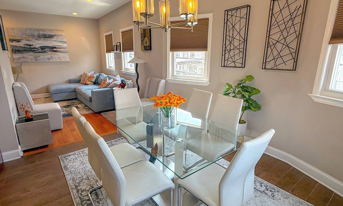 North Bergen Condo | Modern 2BR Living: Mins to NYC and Metlife Stadium
