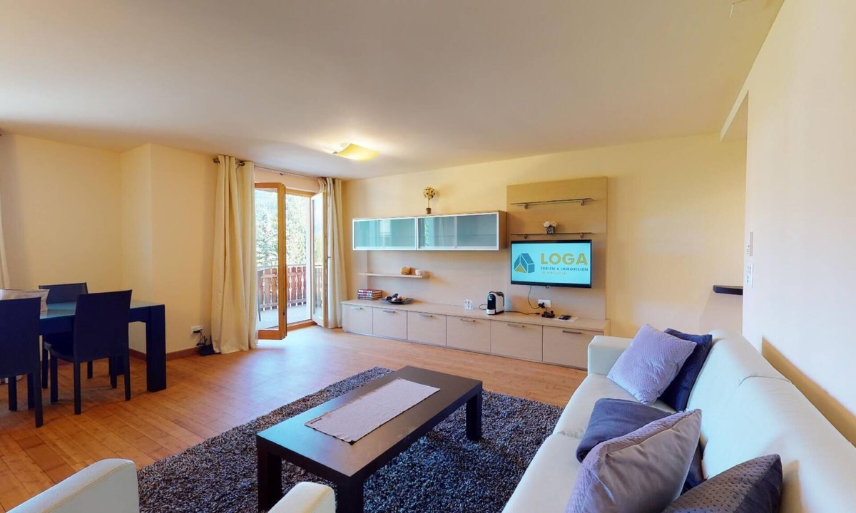 Madulain Apartment | Modern 3½ room flat on the ground floor, approx.