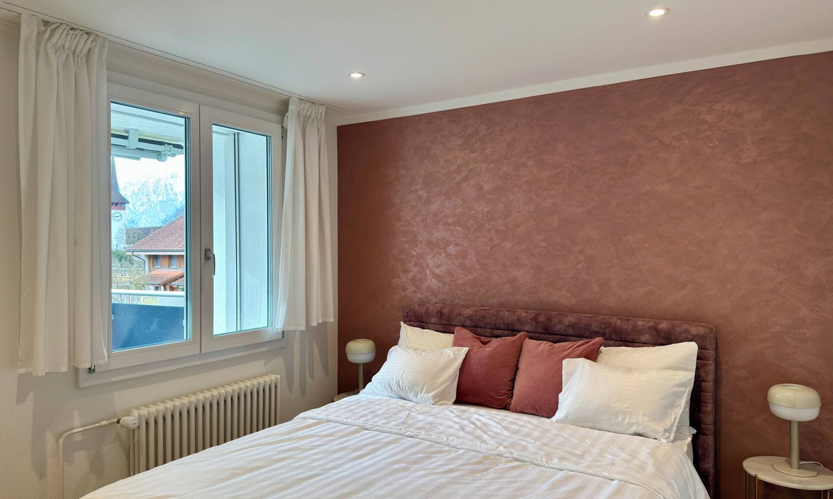 Heimberg Apartment | Modern 3BR Near Bern & Lake Thun - Fireplace & Mountain Views