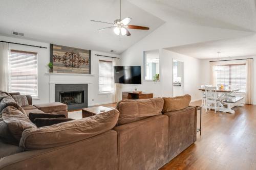 Cartersville House | Modern 6BR Haven with Playroom, Gym, Deck