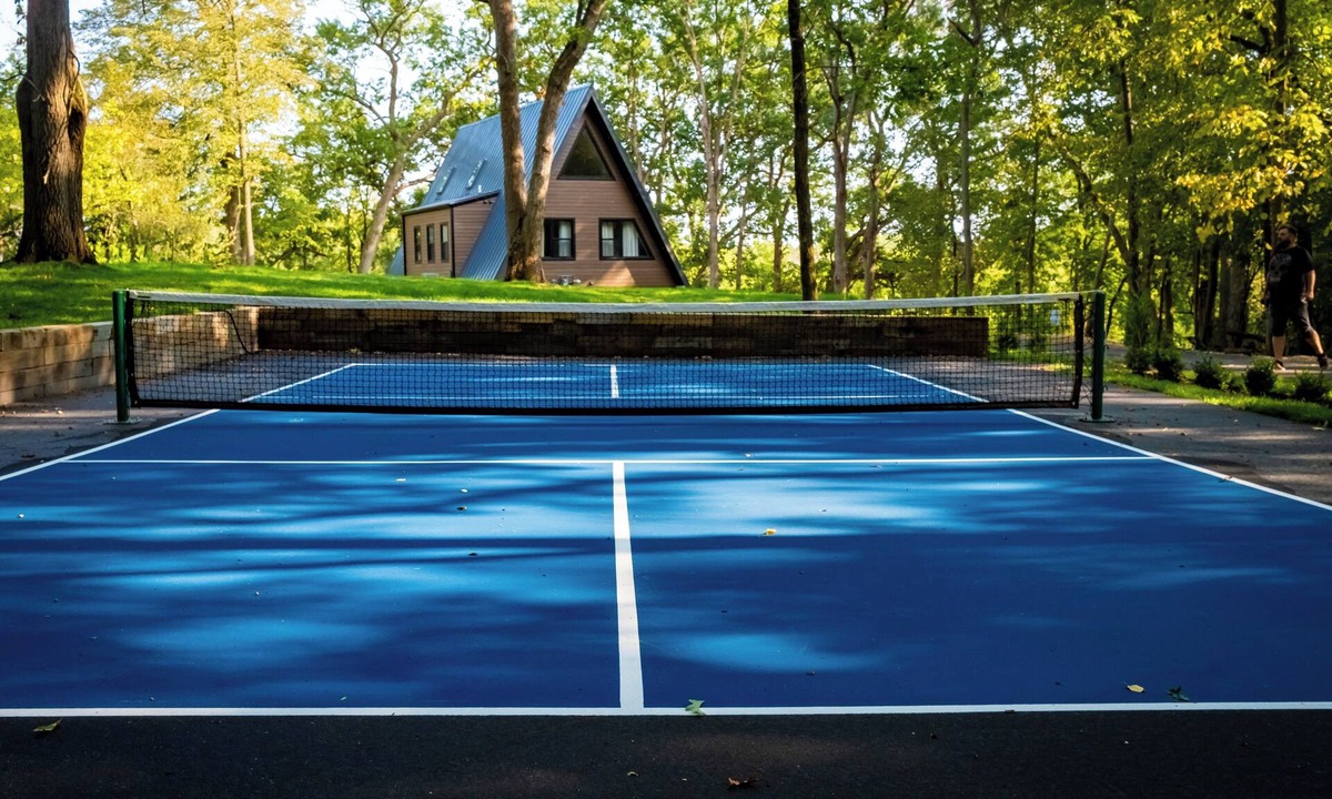 Powers Lake Cabin | Modern A-Frame Lake Cabin w/Pickleball Ct.4Bd 3Ba