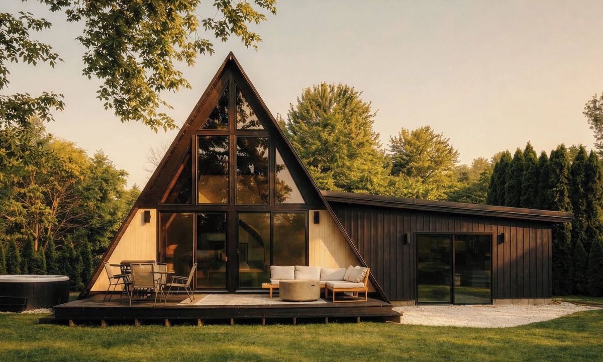 Fremont House | Modern Aframe Lake Views, Hot tub, & Paddleboards