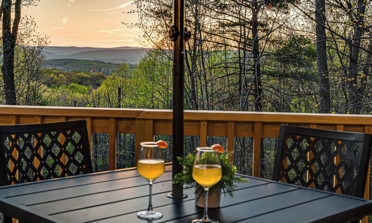 New Market Cabin | Modern Cabin w/King Bed, View, Hot Tub, Fire Pit