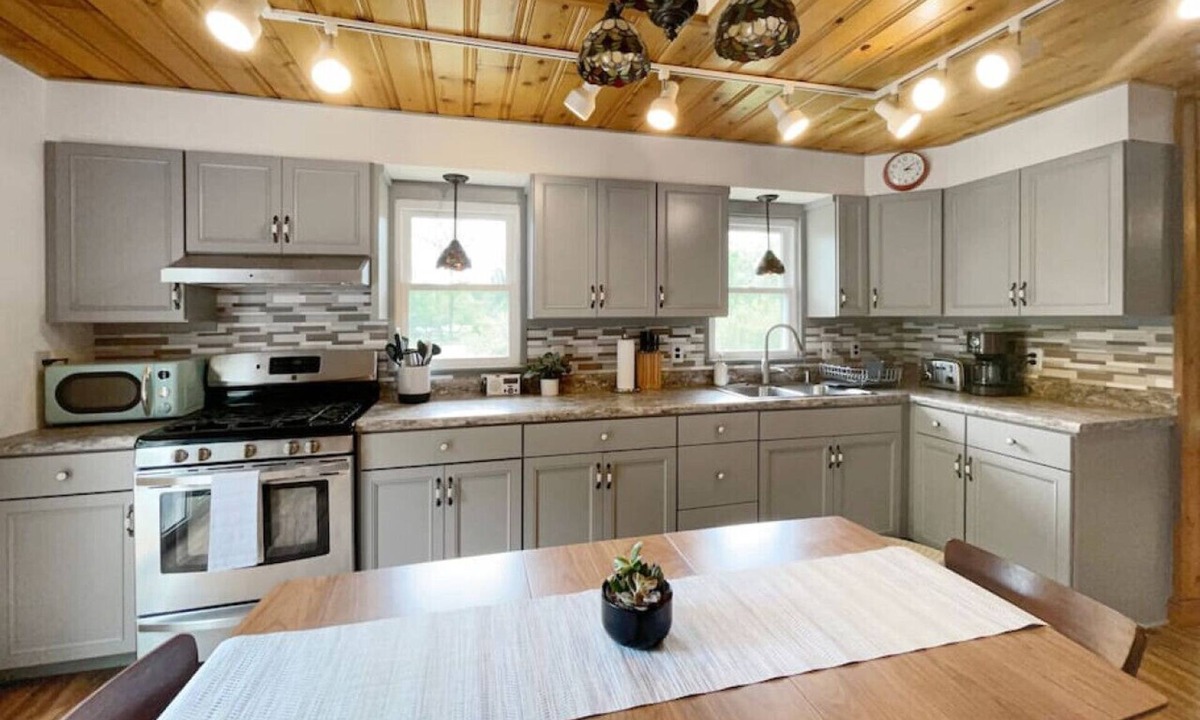 Kerhonkson Cabin | Modern Catskills Oasis w Pool and Bar Hall