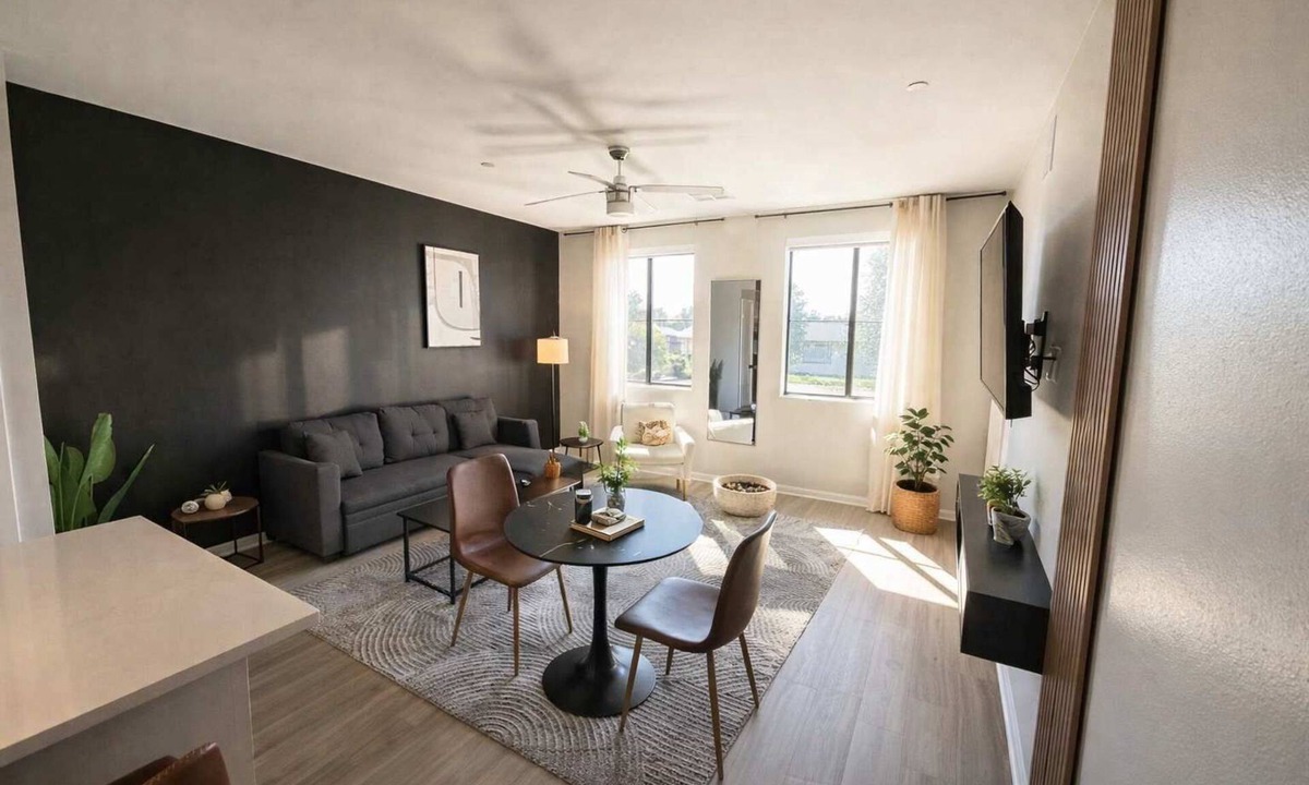 Orange Heights Apartment | Modern Desert Escape | Pool, Gym, W/D, Parking