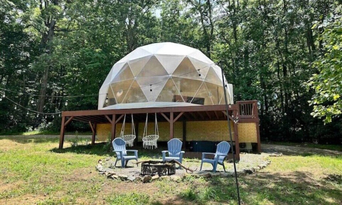 Vesta Cabin | Modern Dome Escape w/Hot Tub & View