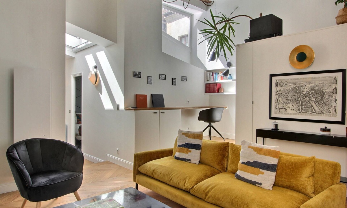 Saint-Gervais Apartment | Modern, elegant 2 BD 2 BTH, in the Marais, insurance included