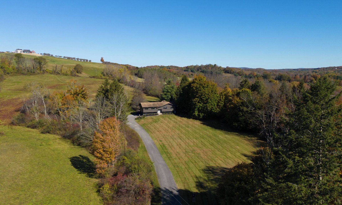 Clinton Corners House | Modern Farmhouse, Secluded 13 acres, Fenced in Yard, Firepit, Pool