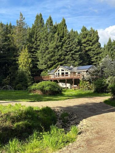 Myers Flat House | Modern home on rural riverfront
