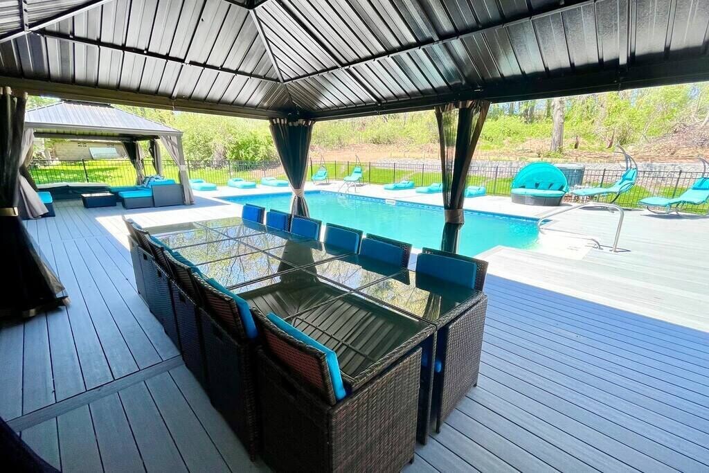 Hamden House | Modern home with a private Heated pool and jacuzzi