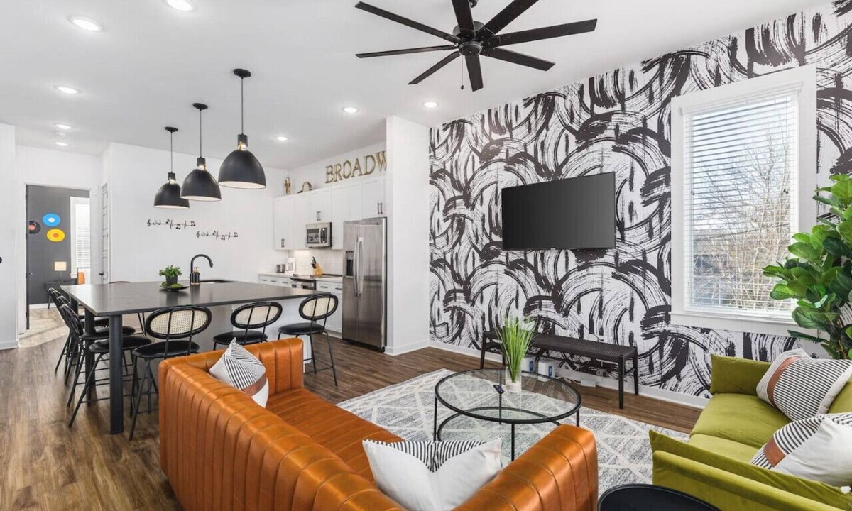 Cleveland Park House | Modern Home with Large Patio, Rooftop Deck & Garage