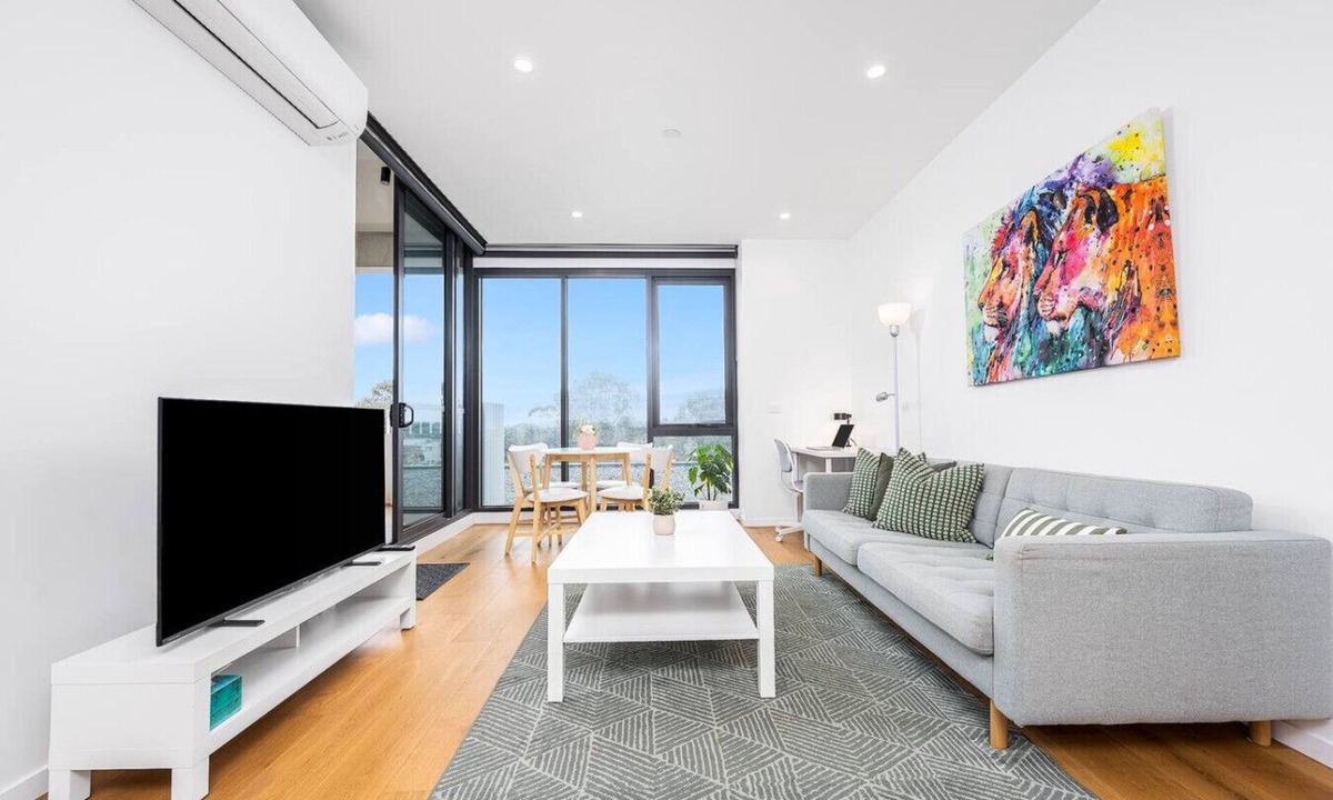 Heidelberg Heights Apartment | Modern Luxe Charm with Balcony Parking Gym