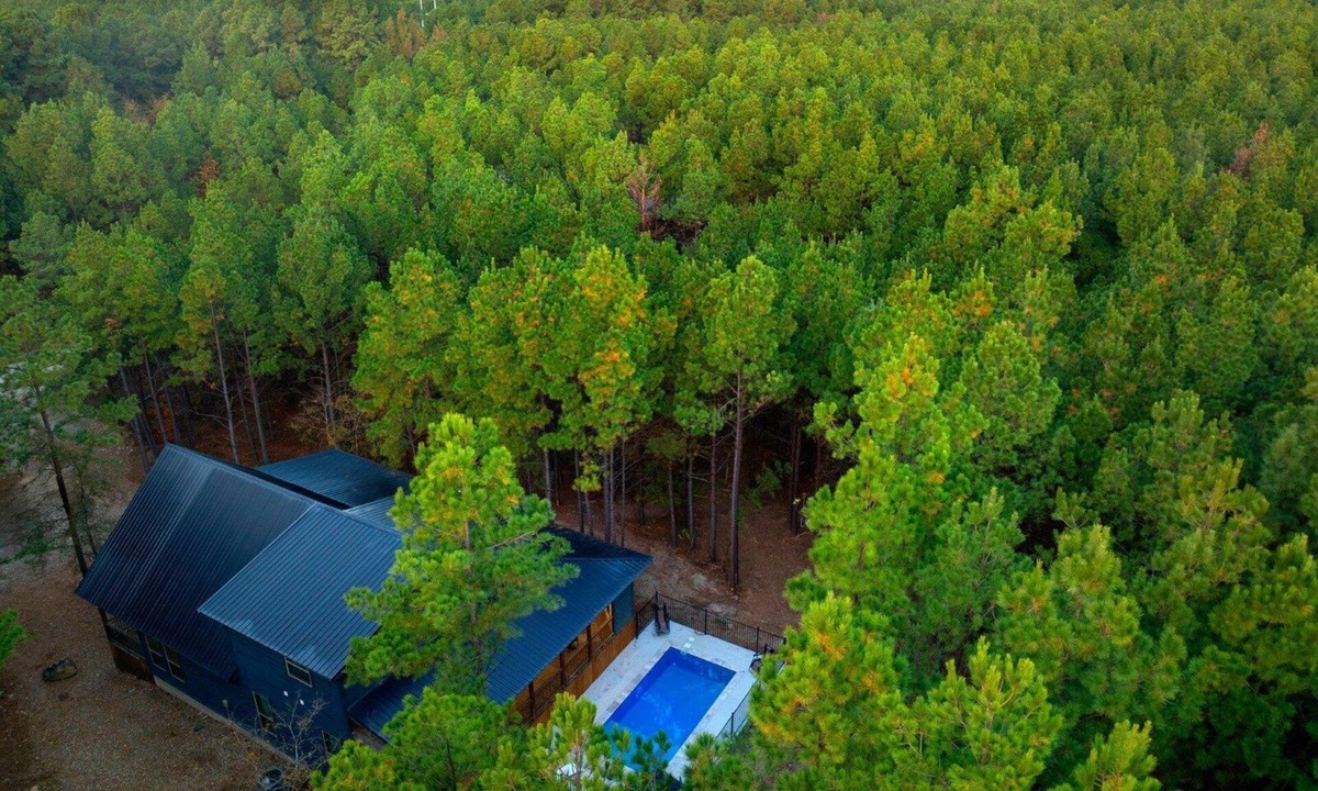 Pickens Cabin | Modern Luxury Cabin w/Private Pool, Hot Tub, Firepit & Game Loft – Sleeps 10 | Blue Horizon