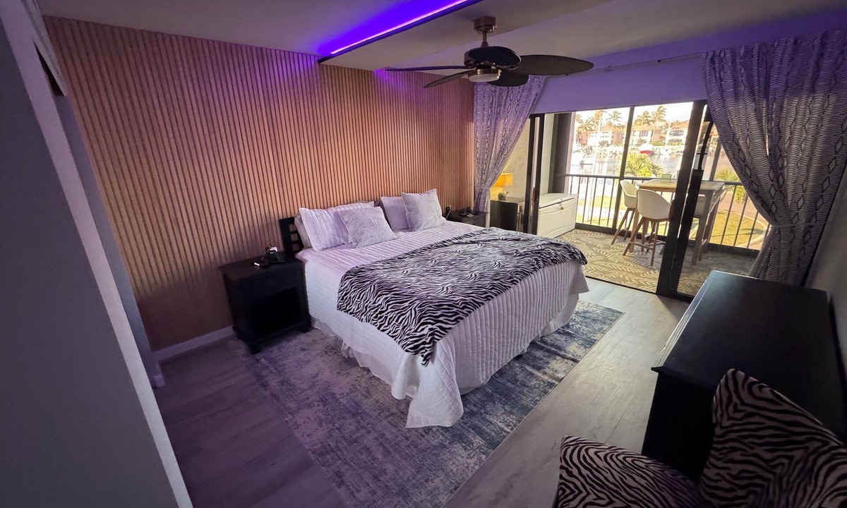 Burnt Store Marina Condo | Modern Marina View, Steps from Restaurant in Burnt Store Marina Gated Community