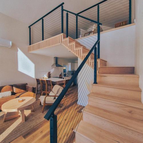 Riverport Villa | Modern Nordic Cabin w/Hot Tub & Views